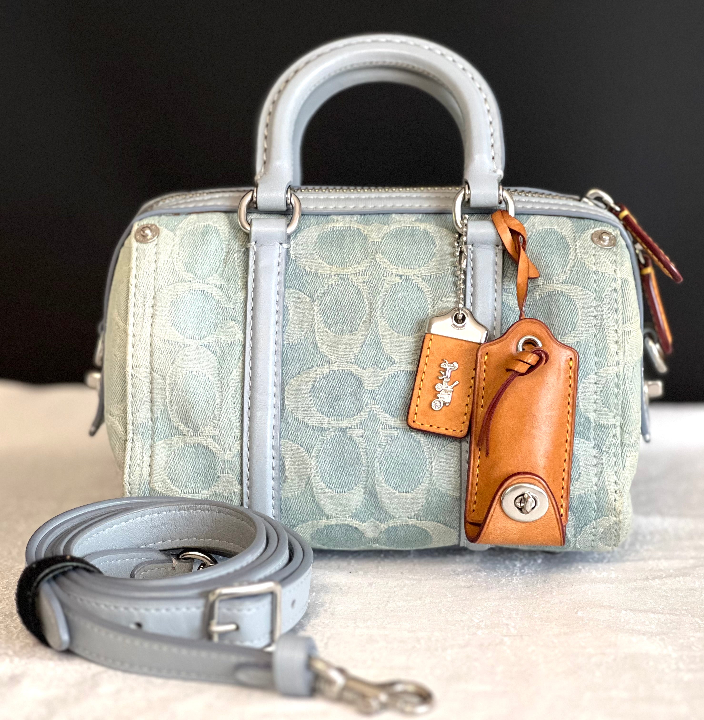 Coach Ruby Satchel 18 in Signature Denim CJ832 – Maggsbags